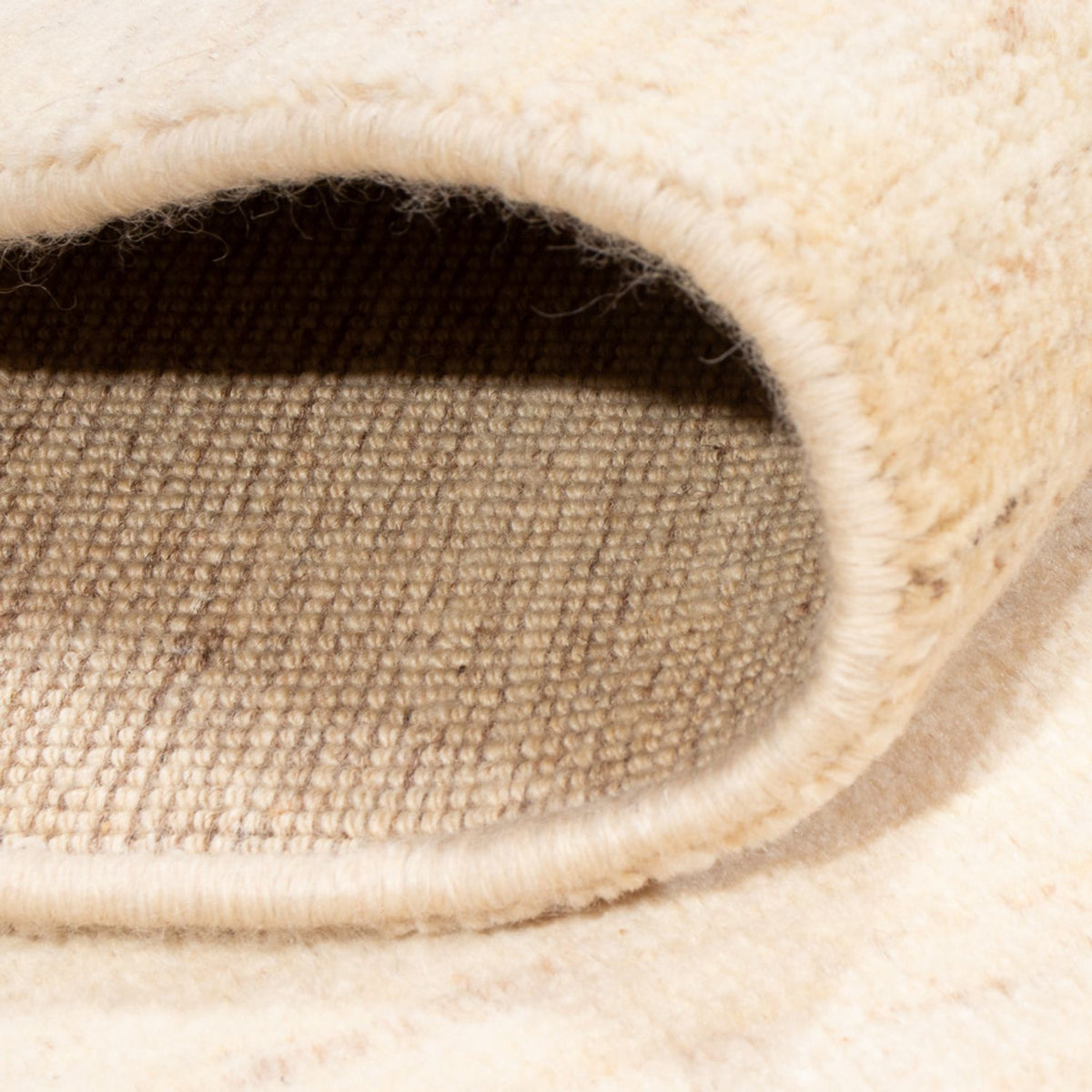 Alfombra Gabbeh - Persa - 176 x 120 cm - blanco