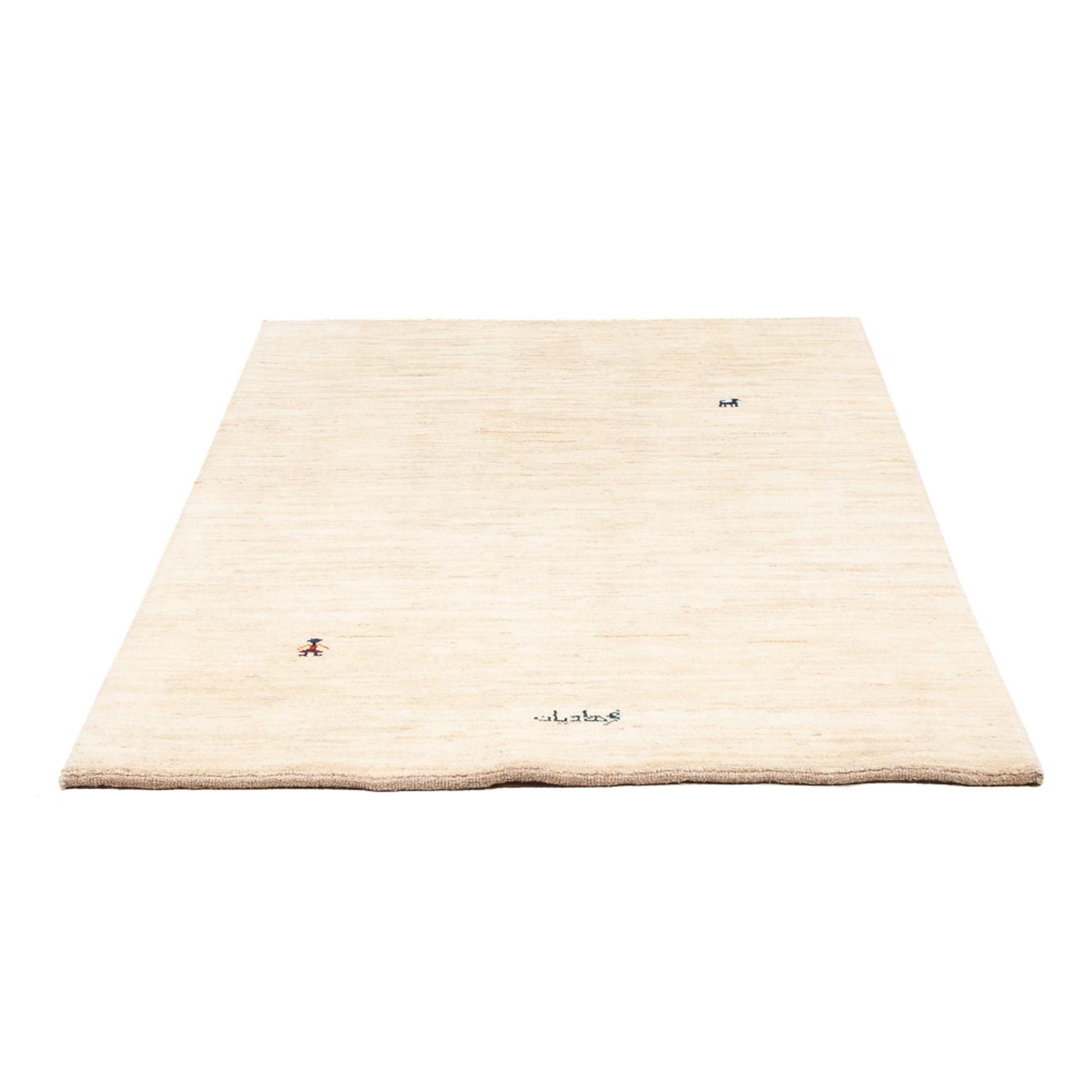 Alfombra Gabbeh - Persa - 163 x 110 cm - gris claro