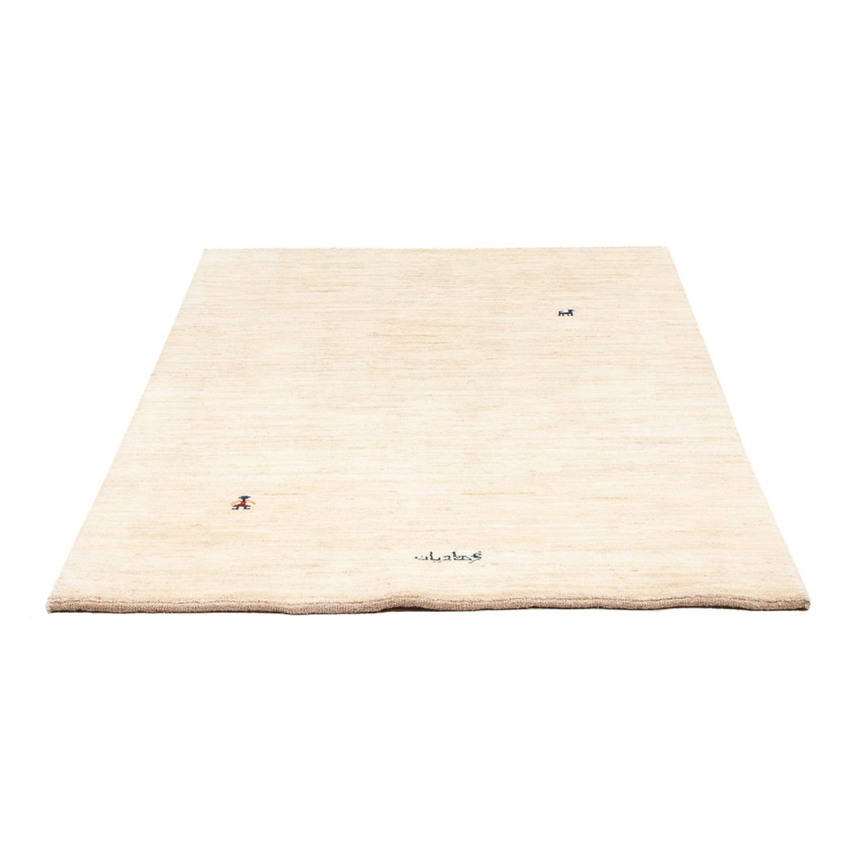 Alfombra Gabbeh - Persa - 163 x 110 cm - gris claro