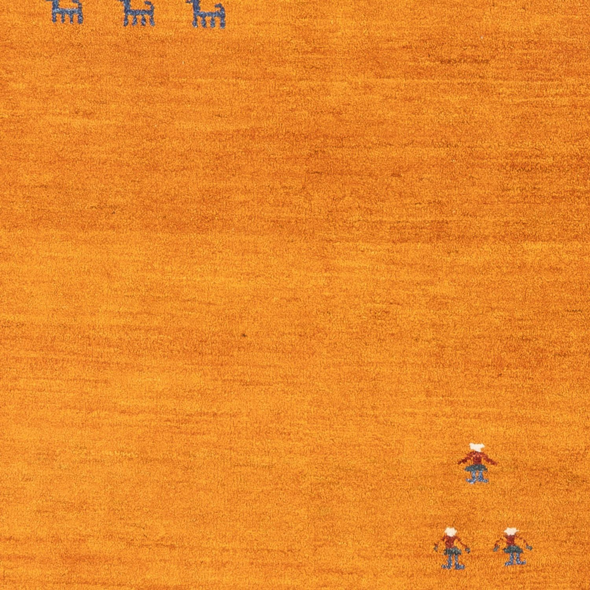 Alfombra Gabbeh - Persa - 176 x 115 cm - naranja