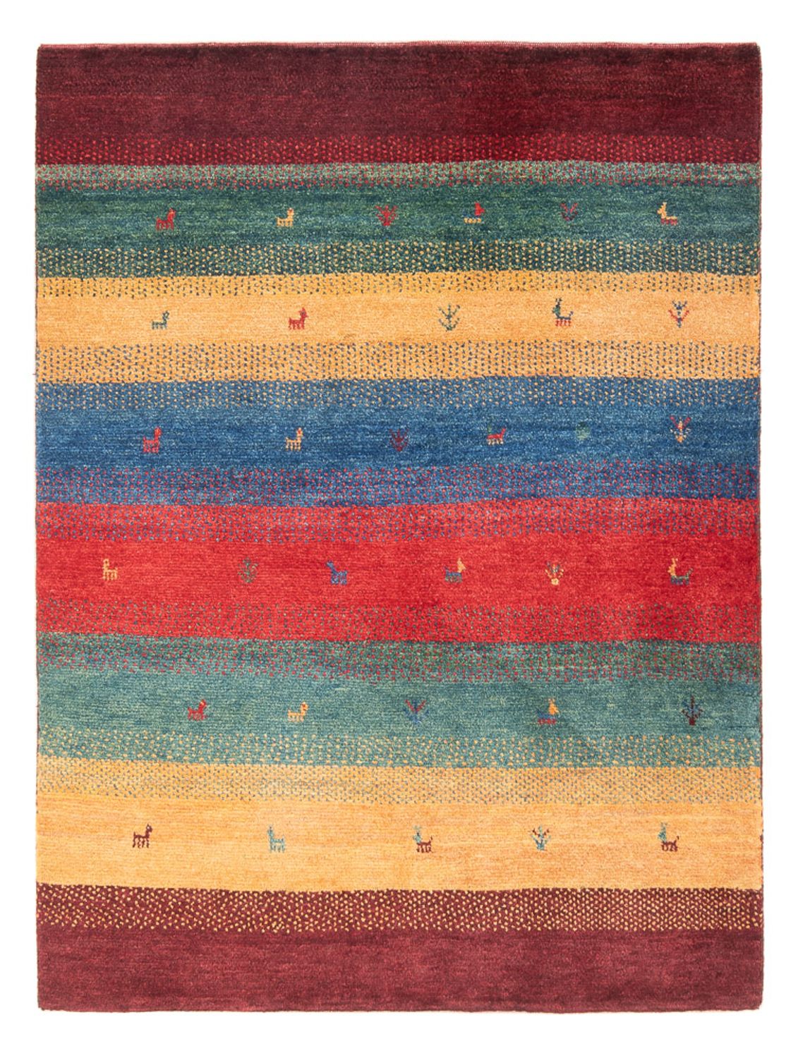 Alfombra Gabbeh - Persa - 160 x 120 cm - multicolor