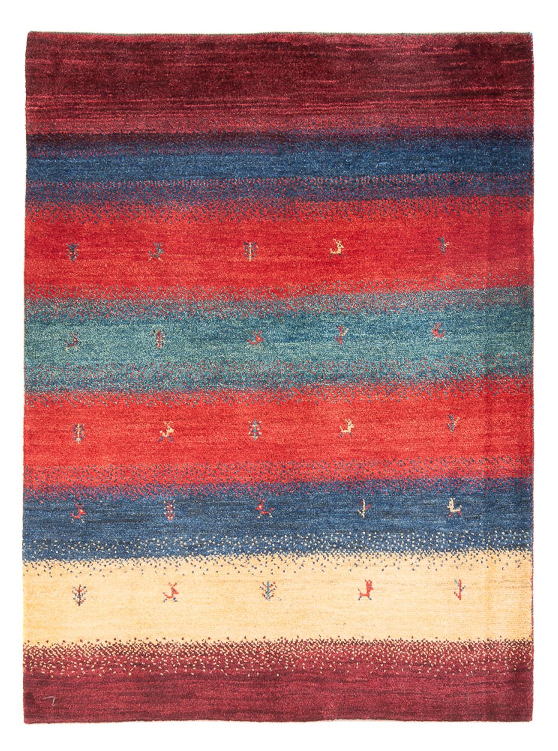 Alfombra Gabbeh - Persa - 163 x 120 cm - multicolor
