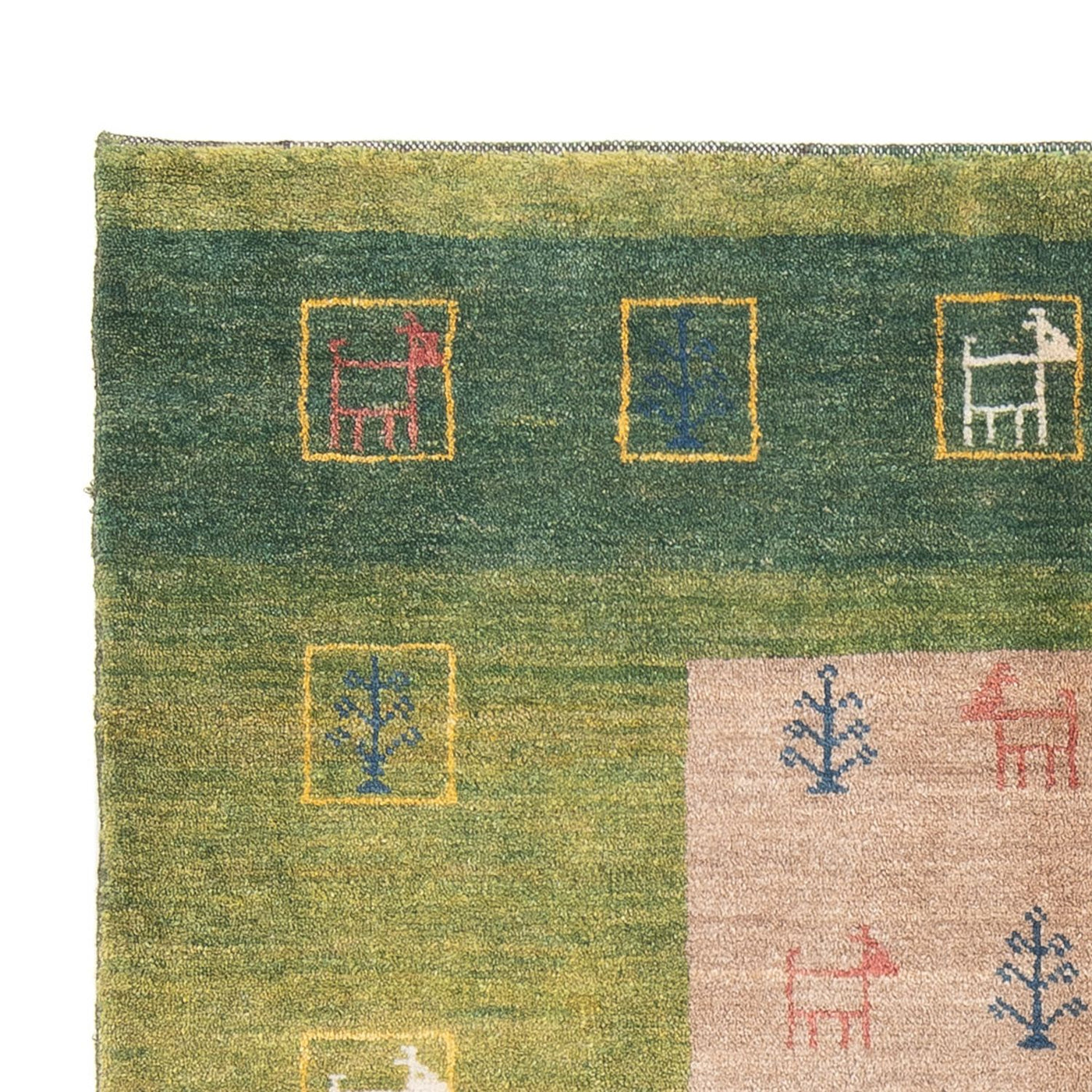 Gabbeh persa Alfombra 190x119cm - Perserteppich Wollteppich