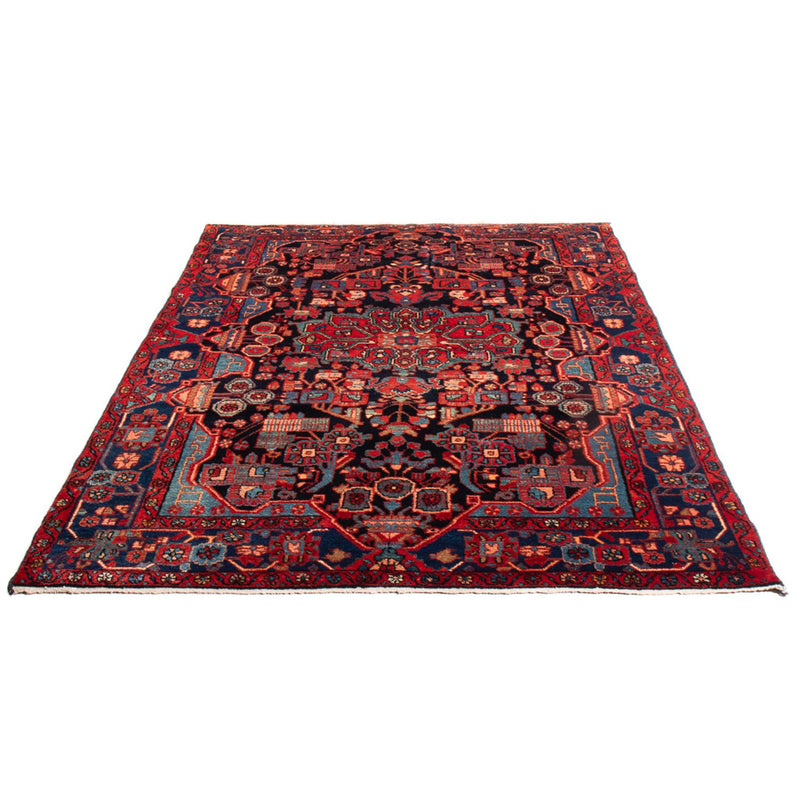 Alfombra persa - Nómada - 214 x 147 cm - azul oscuro