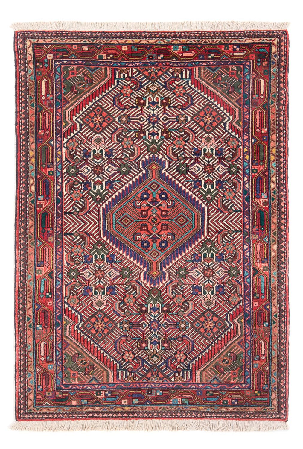 Alfombra persa - Nómada - 163 x 105 cm - rojo