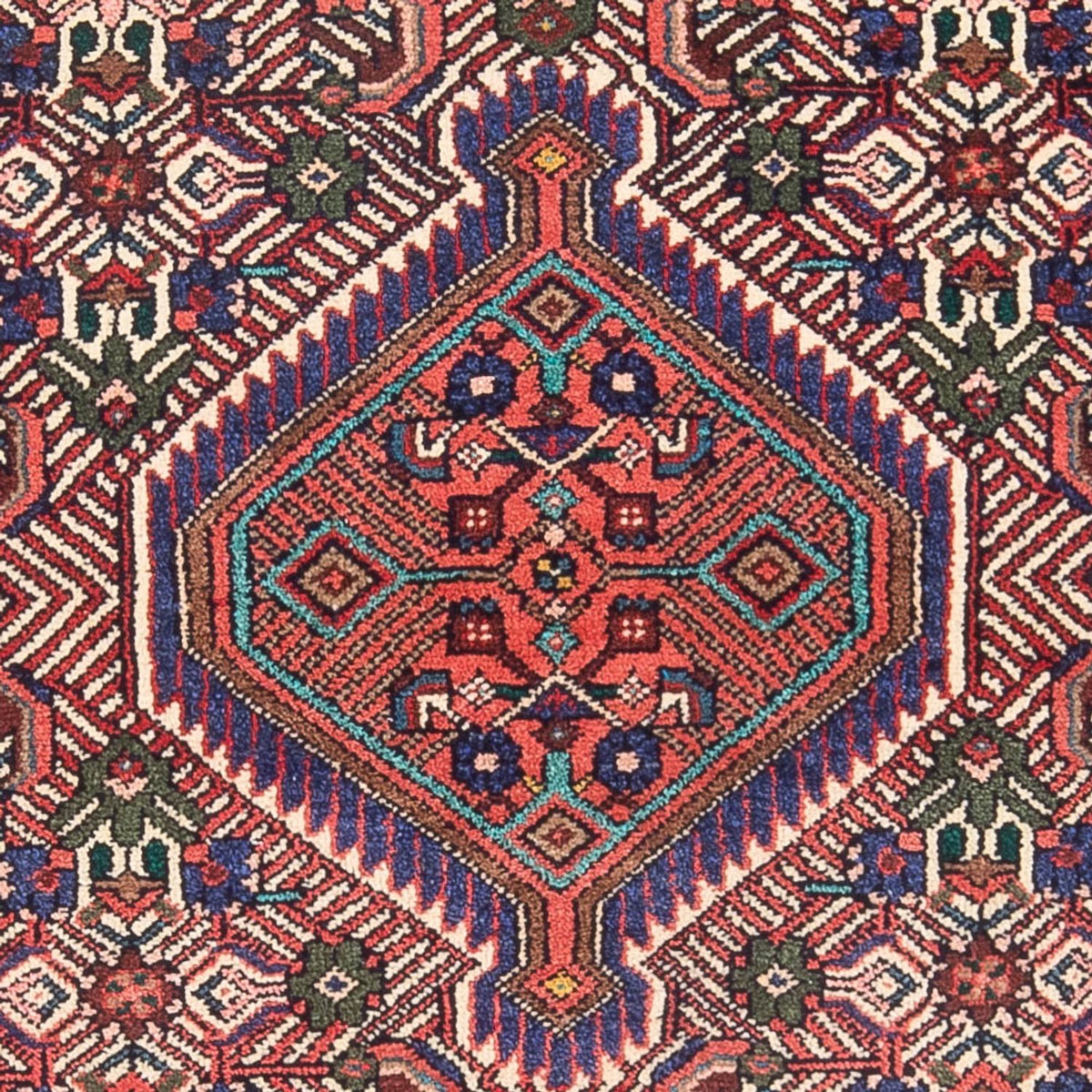 Alfombra persa - Nómada - 163 x 105 cm - rojo