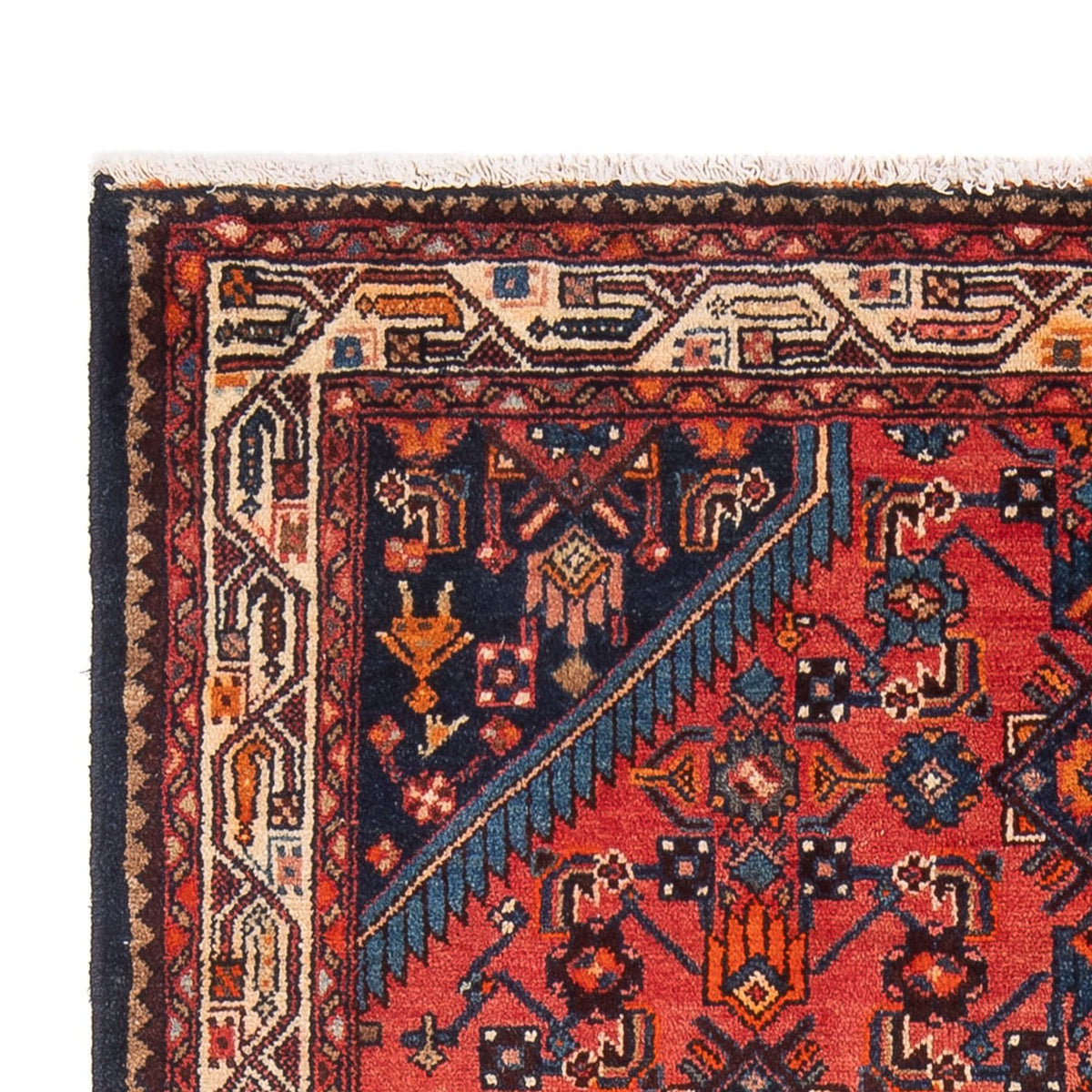 Alfombra persa - Nómada - 205 x 130 cm - rojo