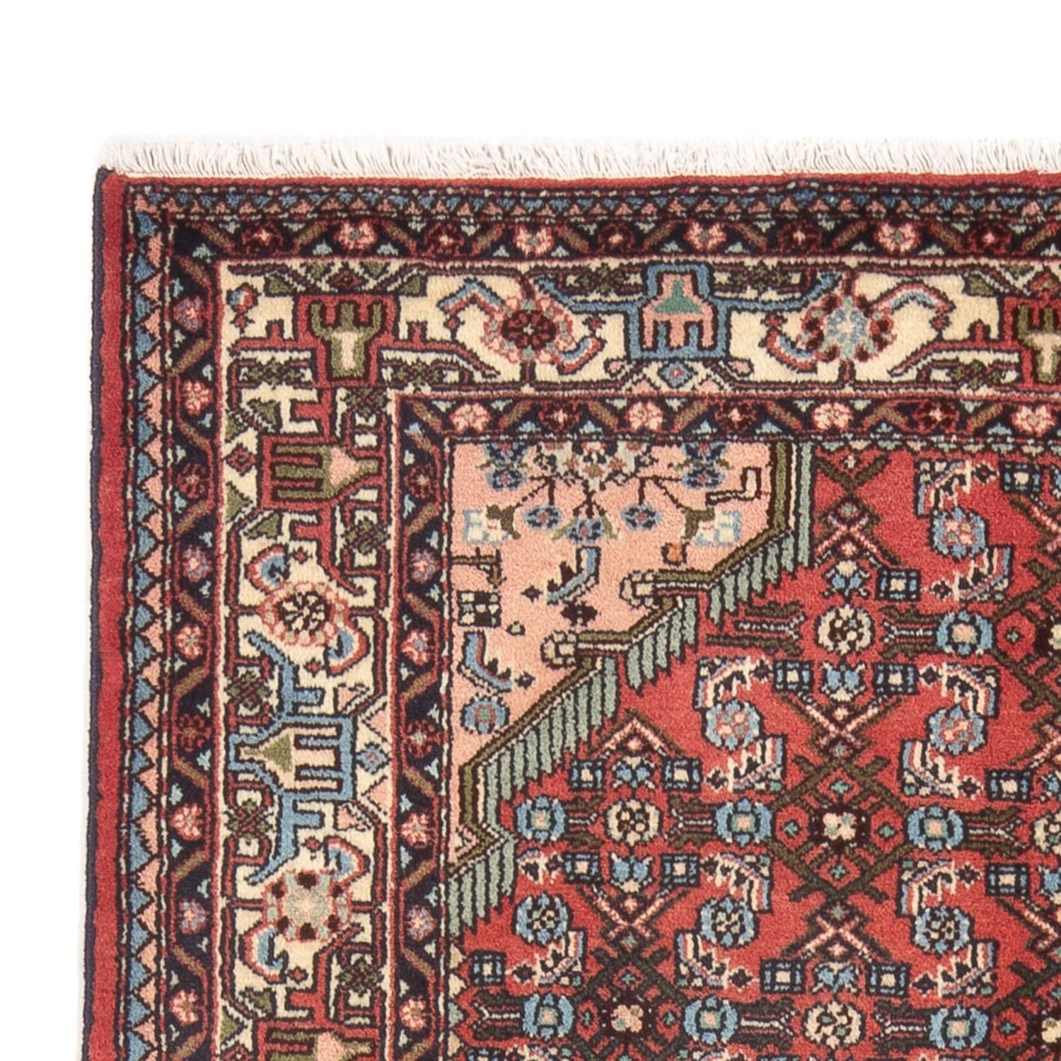 Alfombra persa - Nómada - 207 x 132 cm - rojo