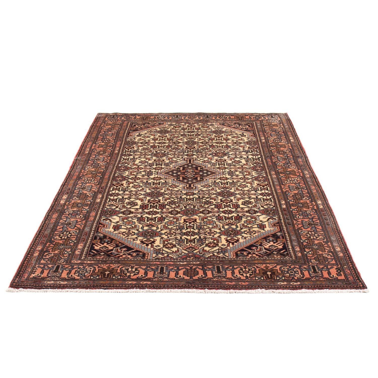 Alfombra persa - Nómada - 203 x 123 cm - crema
