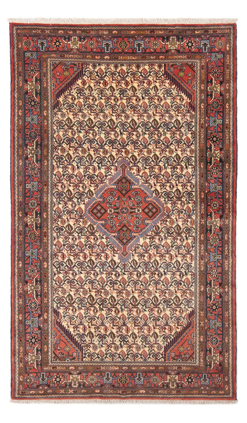 Alfombra persa - Nómada - 202 x 137 cm - crema