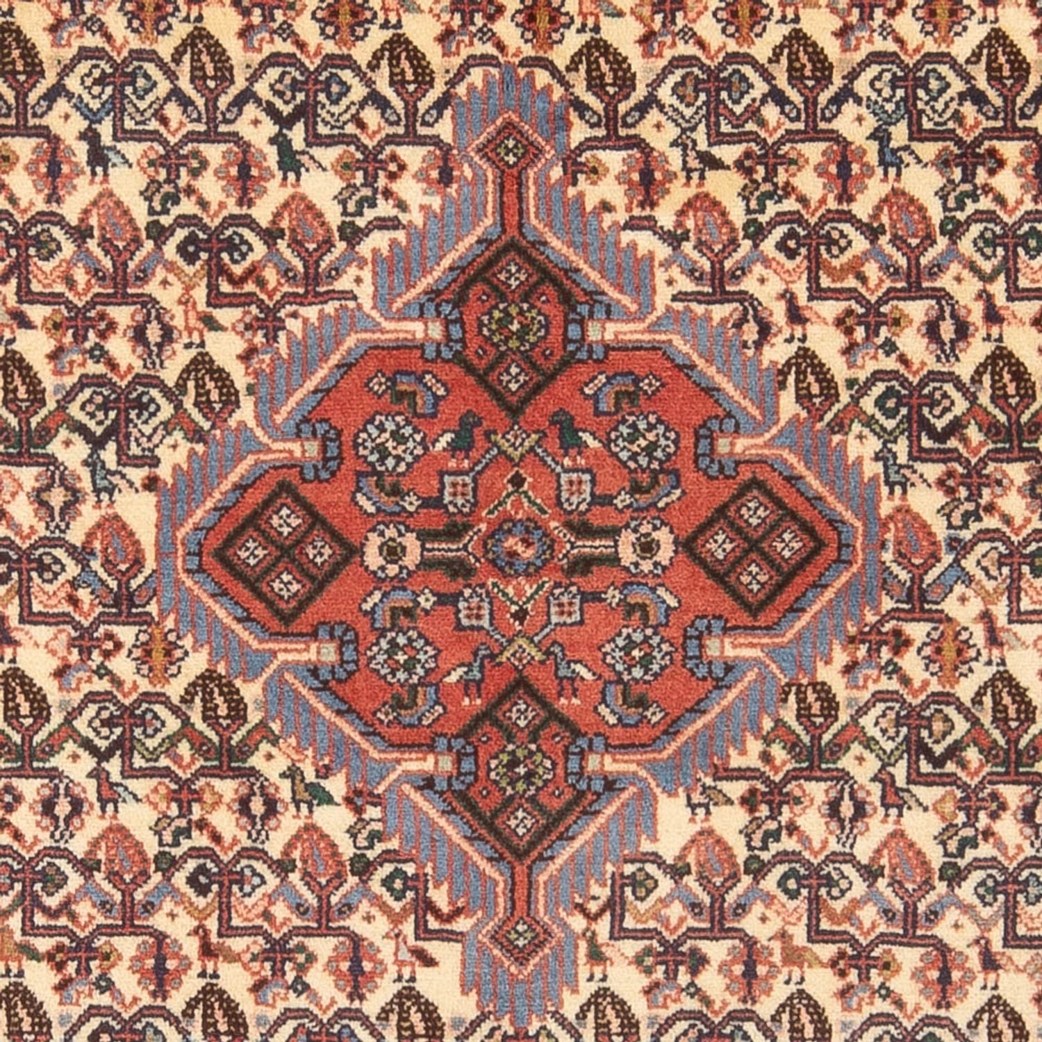Alfombra persa - Nómada - 202 x 137 cm - crema