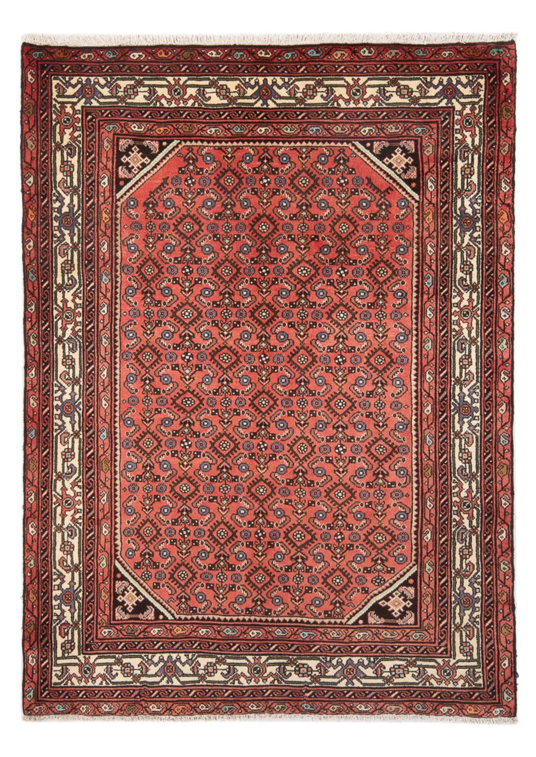 Alfombra persa - Nómada - 196 x 144 cm - rojo