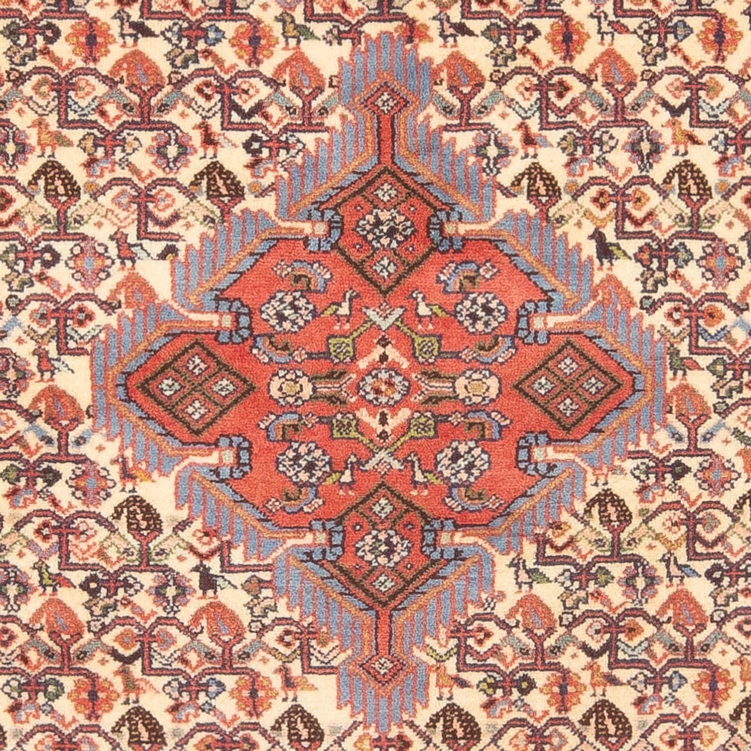 Alfombra persa - Nómada - 198 x 123 cm - crema