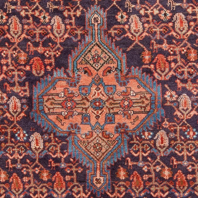 Alfombra persa - Nómada - 215 x 132 cm - azul oscuro