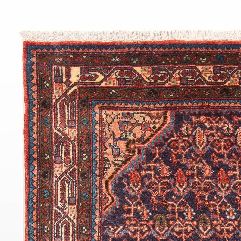 Alfombra persa - Nómada - 215 x 132 cm - azul oscuro