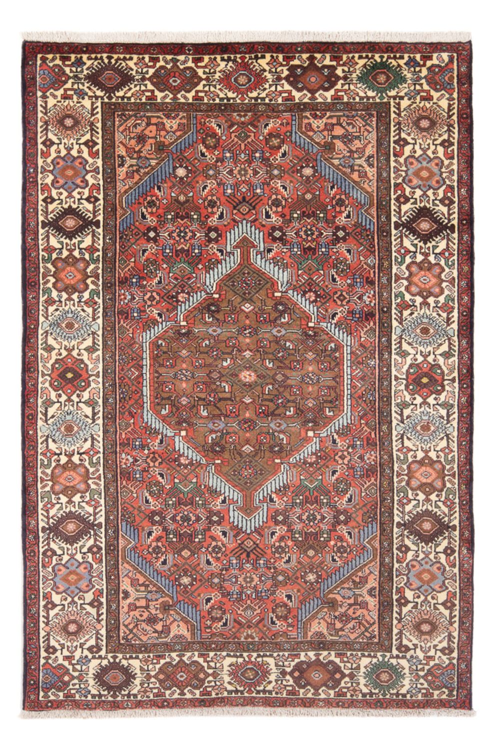 Alfombra persa - Nómada - 200 x 128 cm - rojo