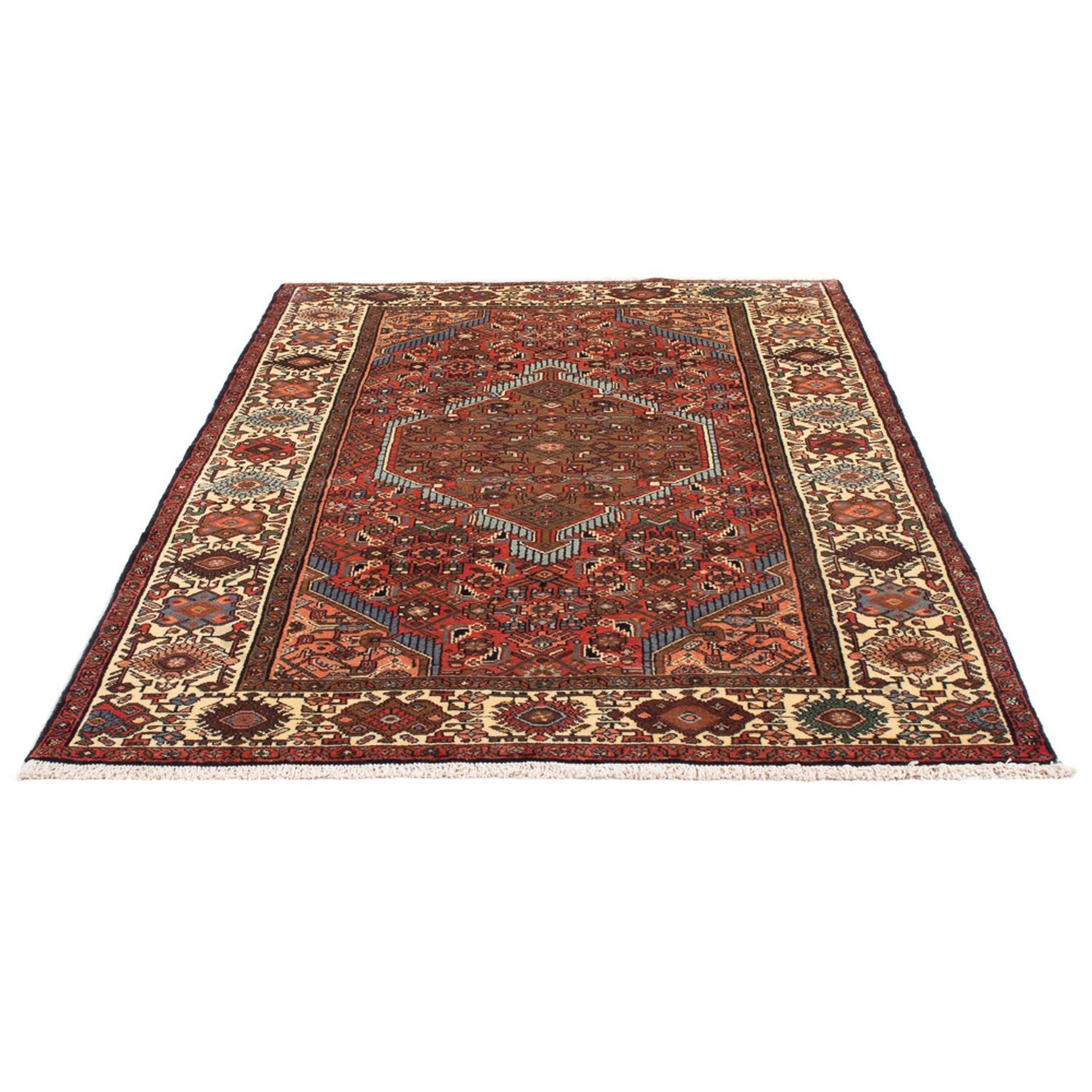 Alfombra persa - Nómada - 200 x 128 cm - rojo