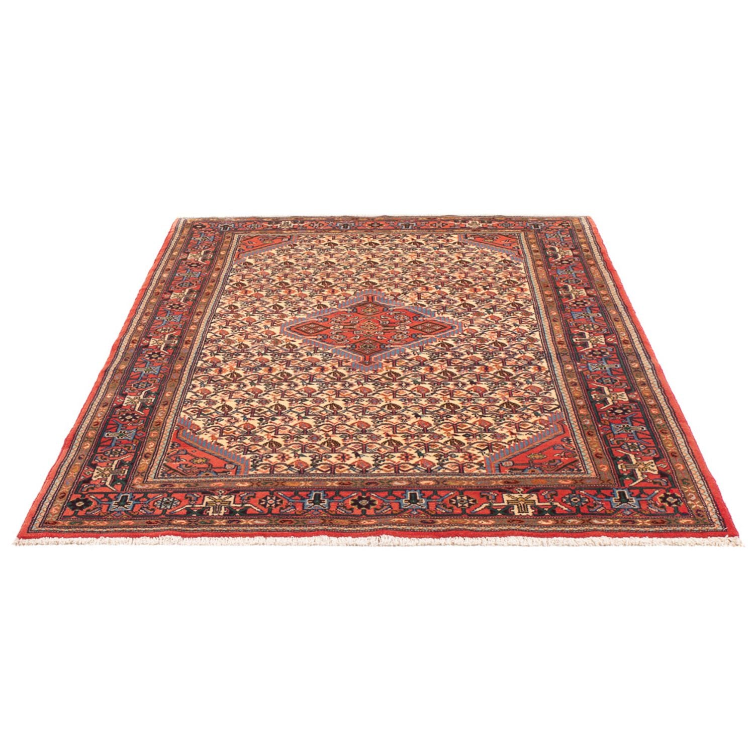 Alfombra persa - Nómada - 194 x 125 cm - crema
