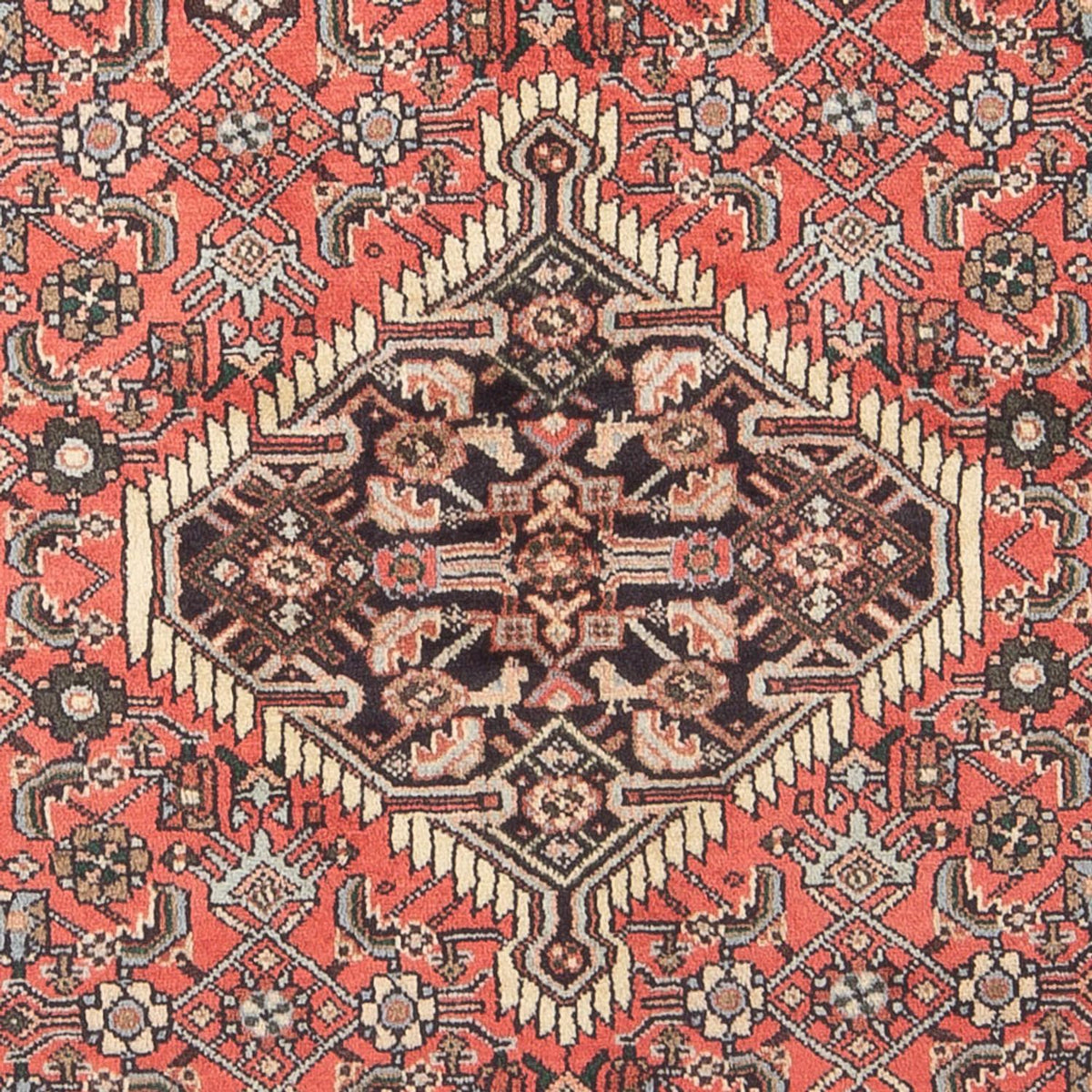Alfombra persa - Nómada - 160 x 125 cm - rojo