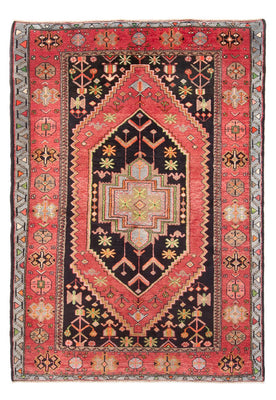 Alfombra persa - Nómada - 222 x 145 cm - azul oscuro