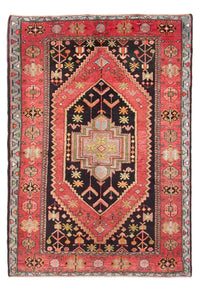 Alfombra persa - Nómada - 222 x 145 cm - azul oscuro