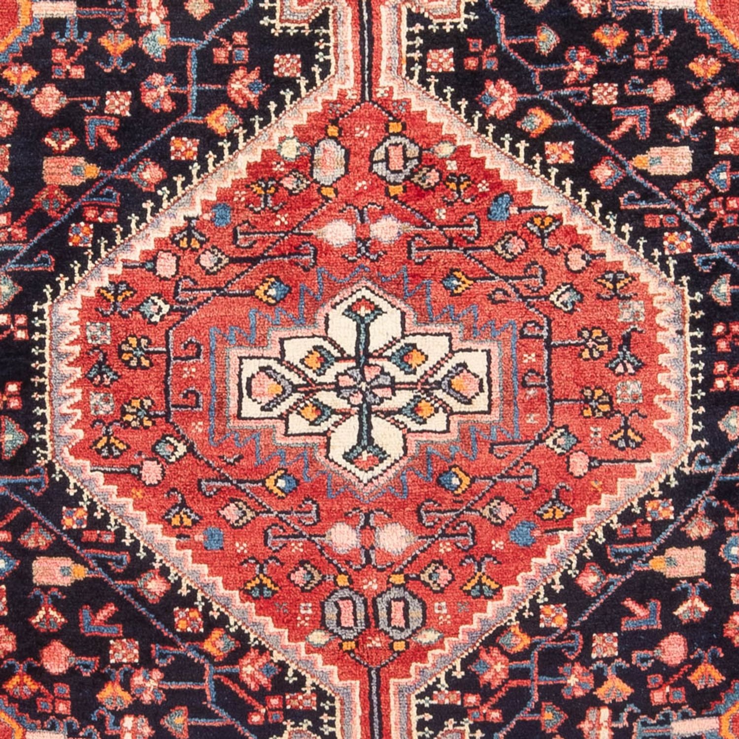 Alfombra de pasillo Alfombra persa - Nómada - 224 x 129 cm - azul oscuro