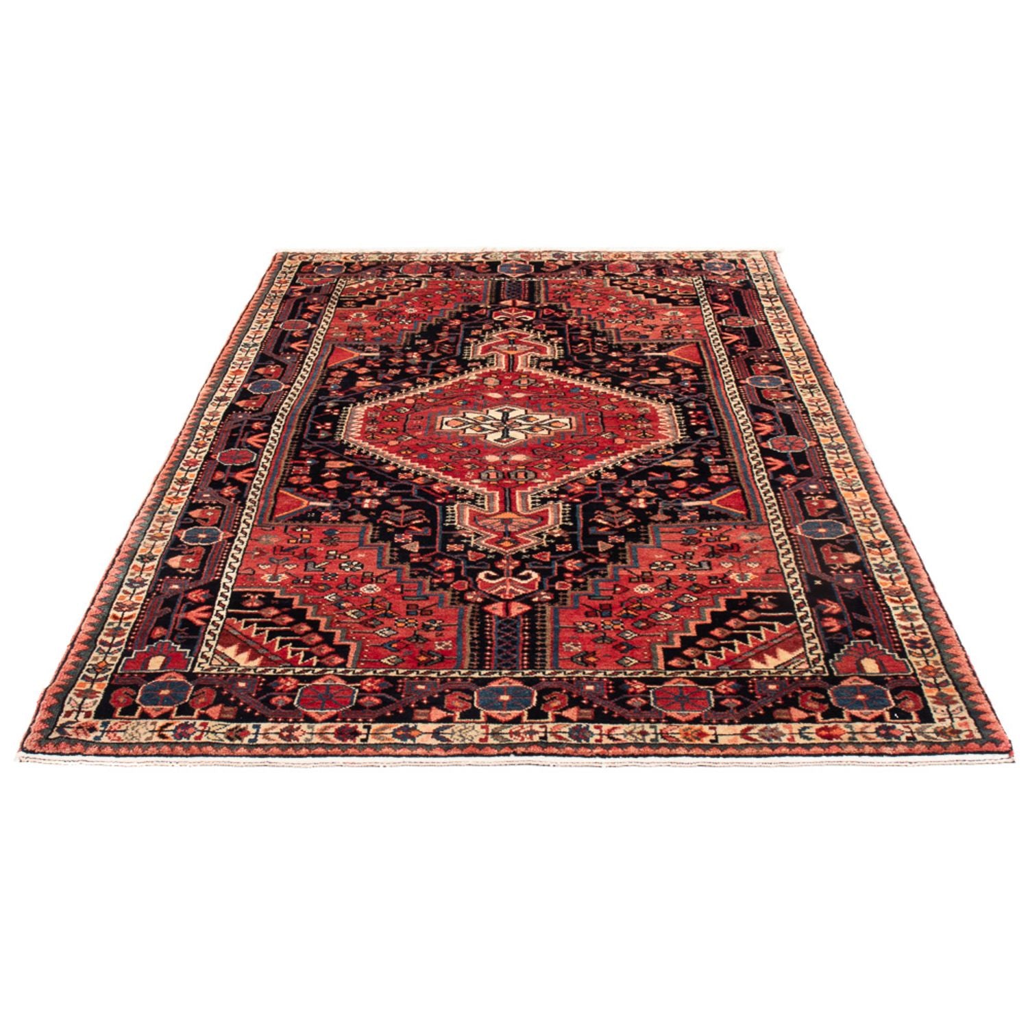 Alfombra de pasillo Alfombra persa - Nómada - 224 x 129 cm - azul oscuro