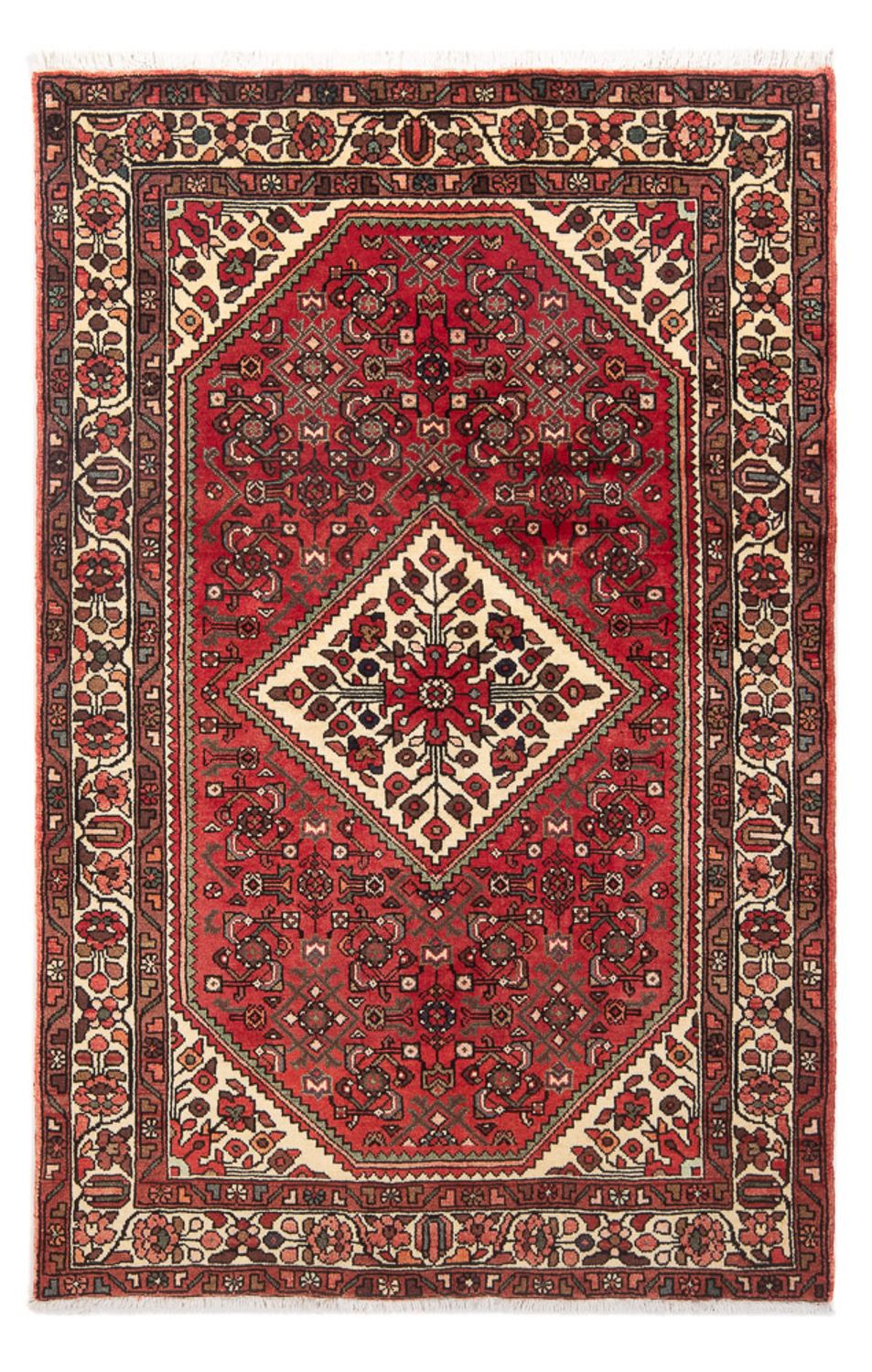 Alfombra persa - Nómada - 198 x 136 cm - rojo