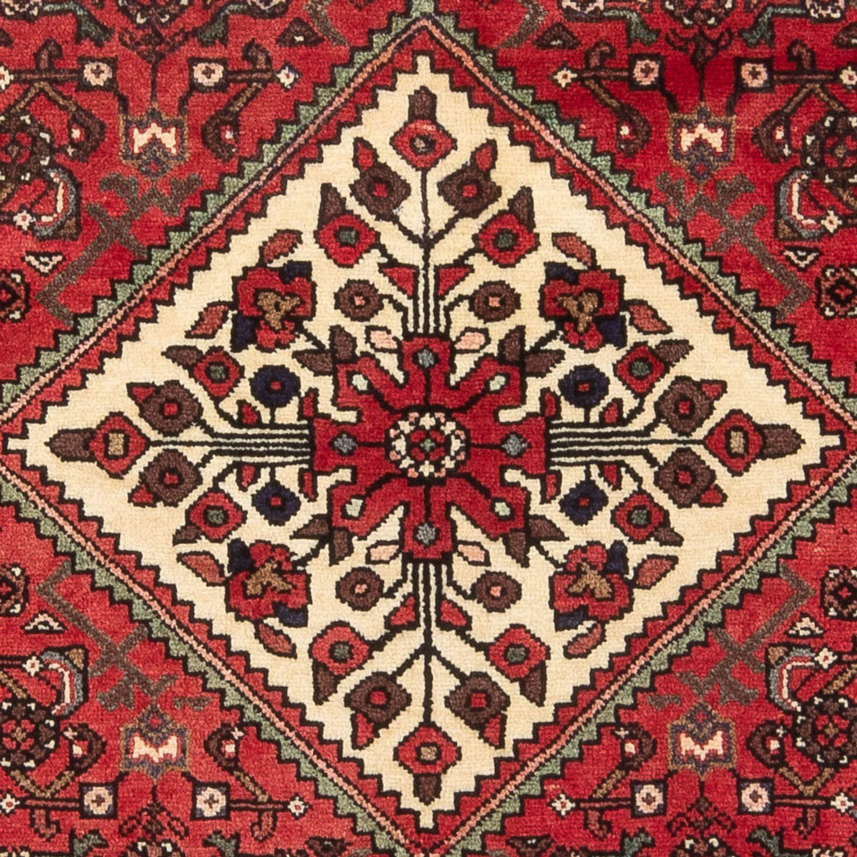 Alfombra persa - Nómada - 198 x 136 cm - rojo
