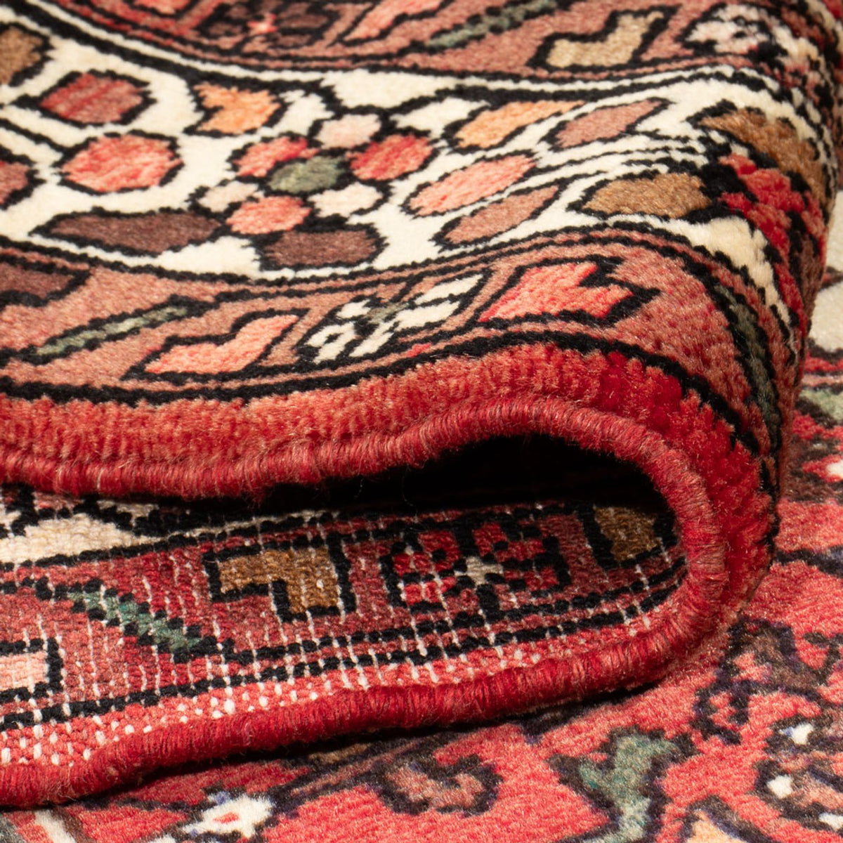 Alfombra persa - Nómada - 198 x 136 cm - rojo