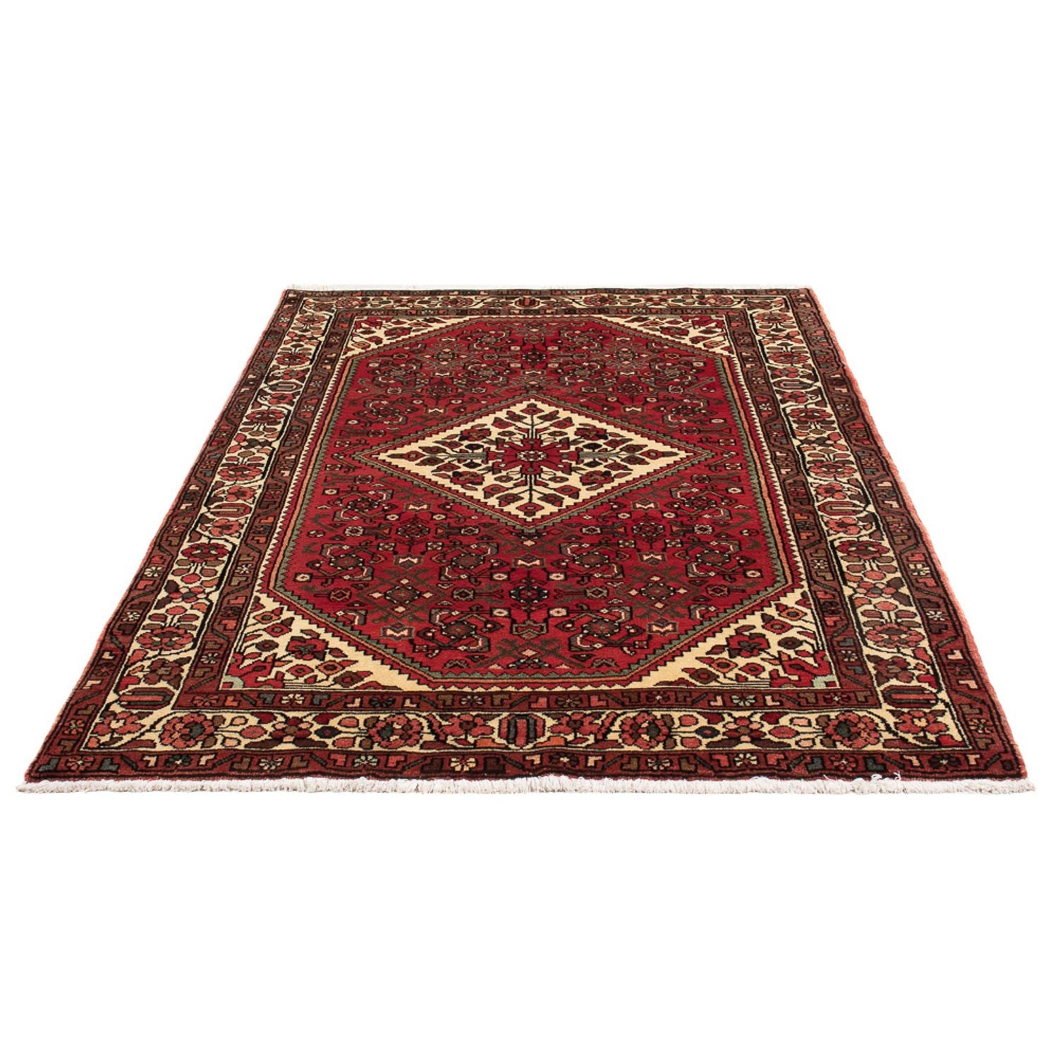 Alfombra persa - Nómada - 198 x 136 cm - rojo