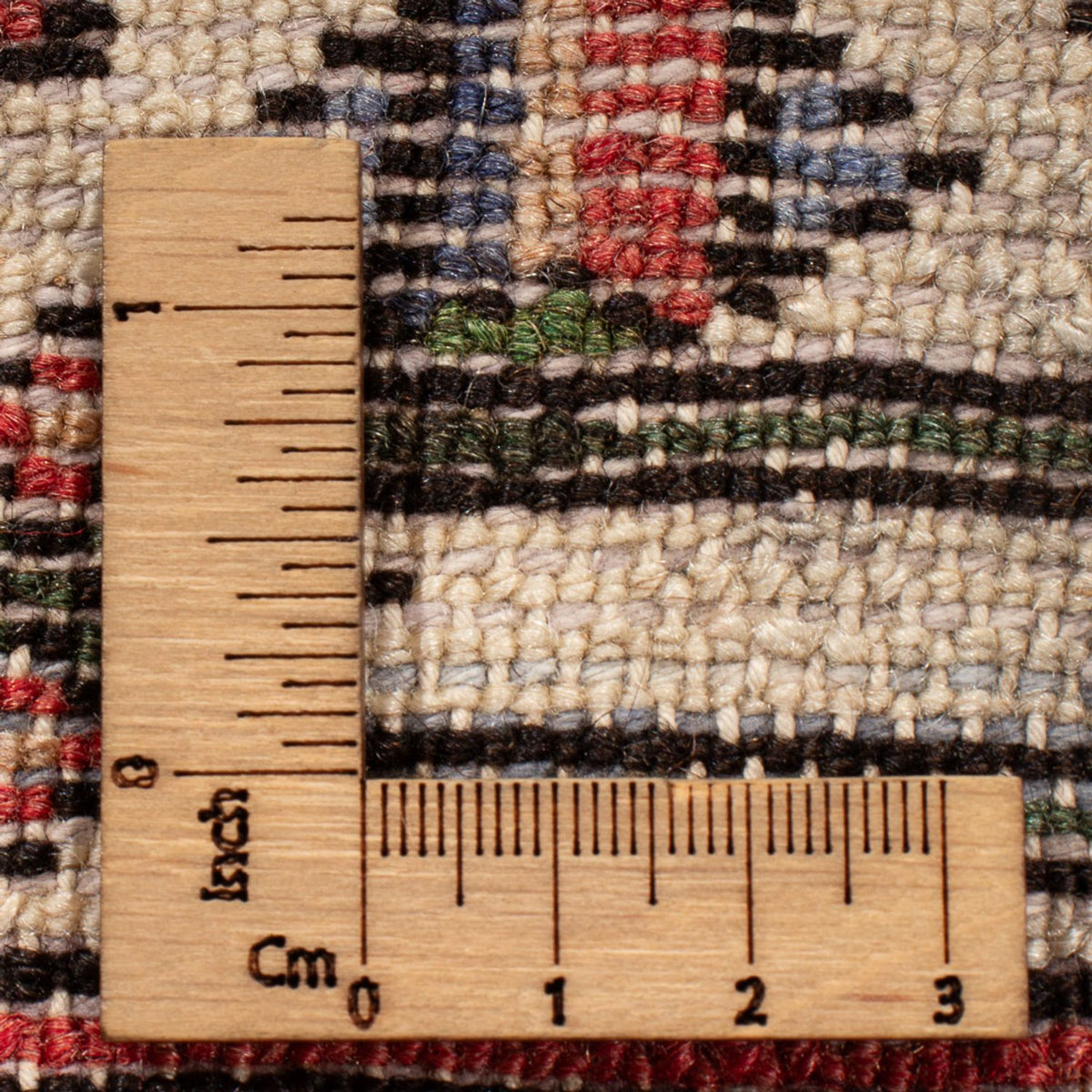 Alfombra persa - Nómada - 202 x 160 cm - rojo