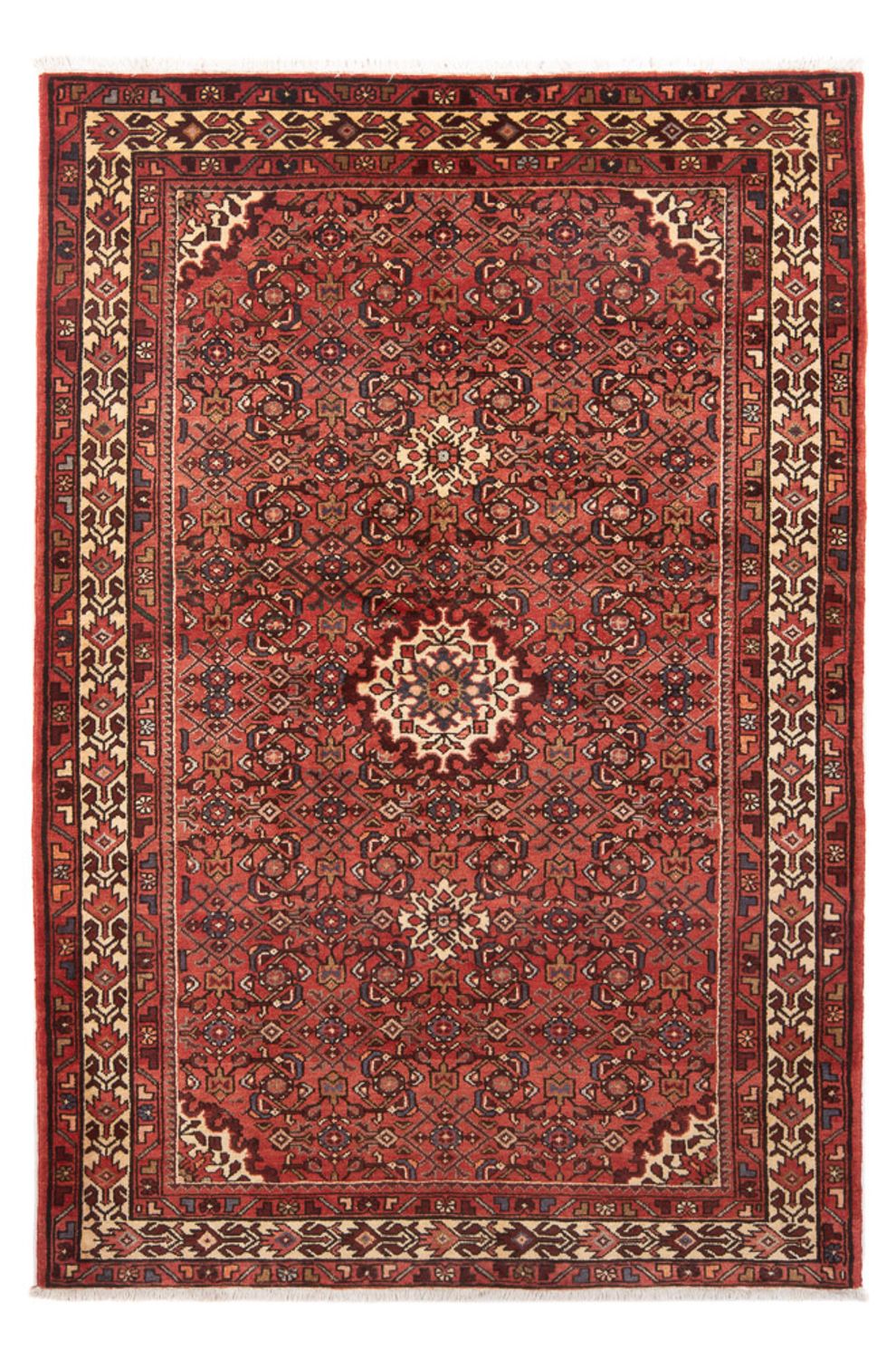 Alfombra persa - Nómada - 218 x 147 cm - rojo