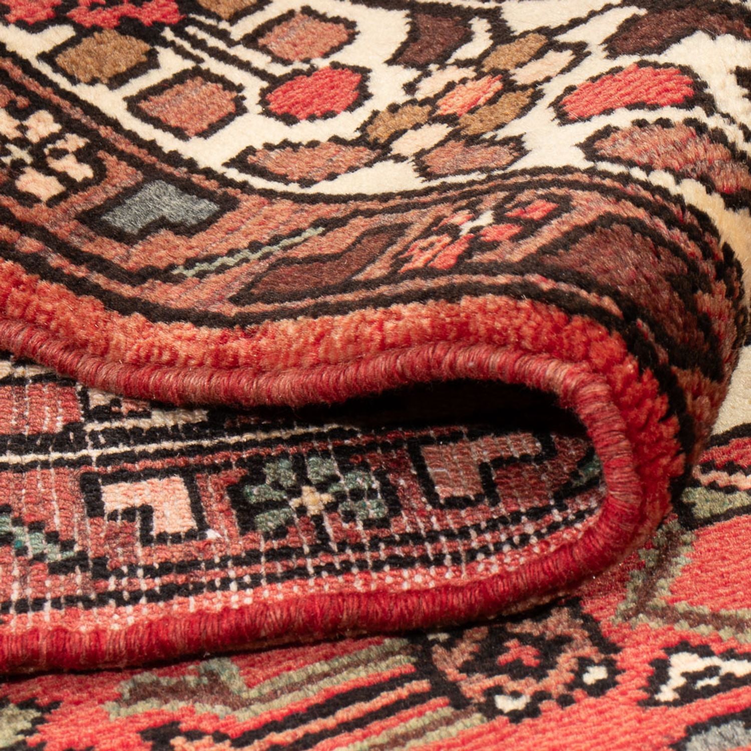Alfombra persa - Nómada - 203 x 128 cm - rojo