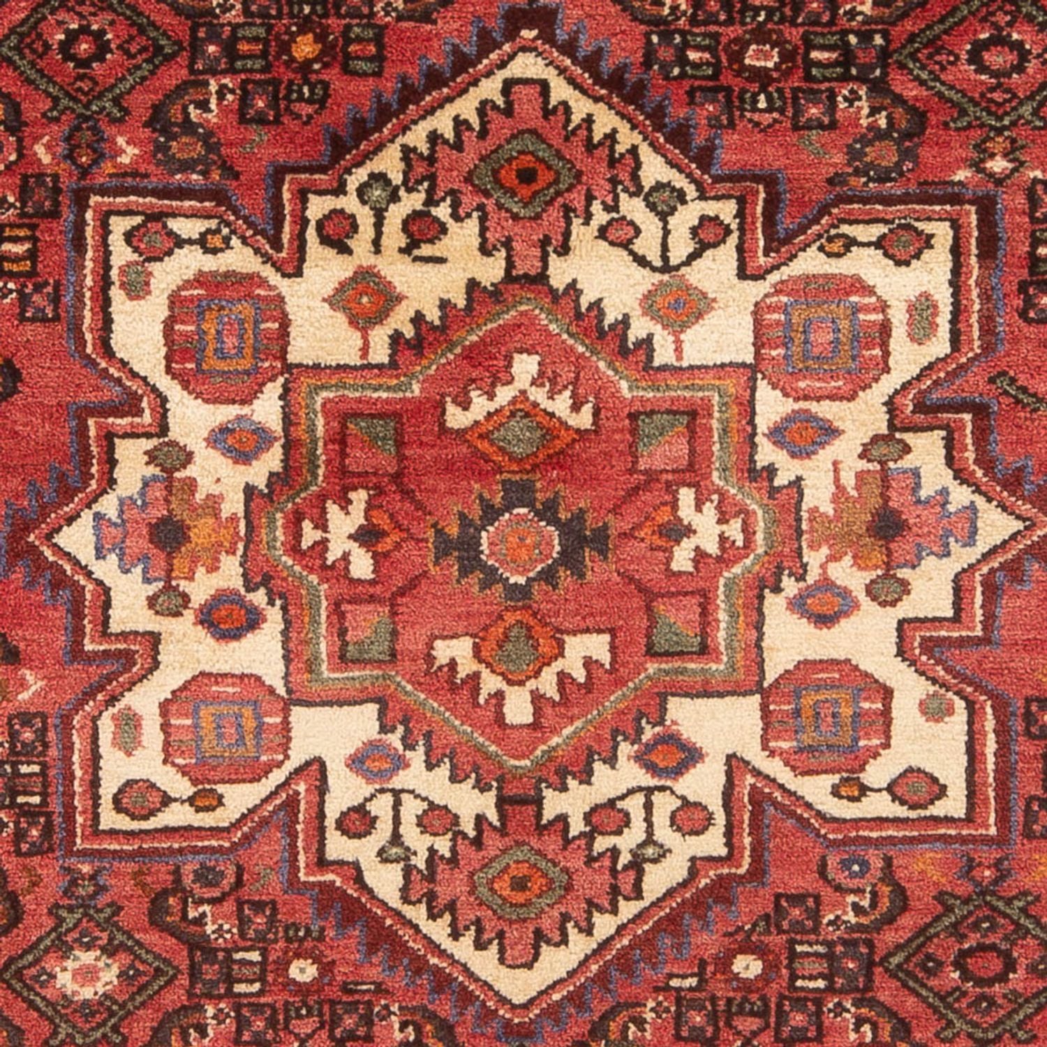 Alfombra persa - Nómada - 220 x 155 cm - rojo