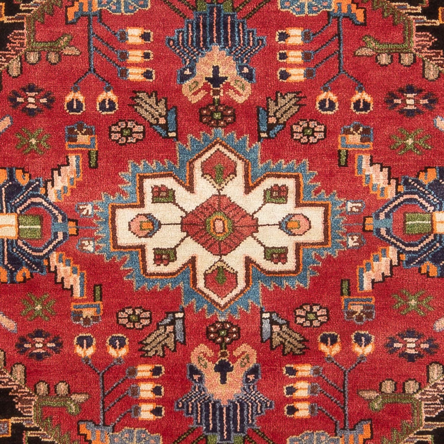 Alfombra persa - Nómada - 223 x 140 cm - rojo