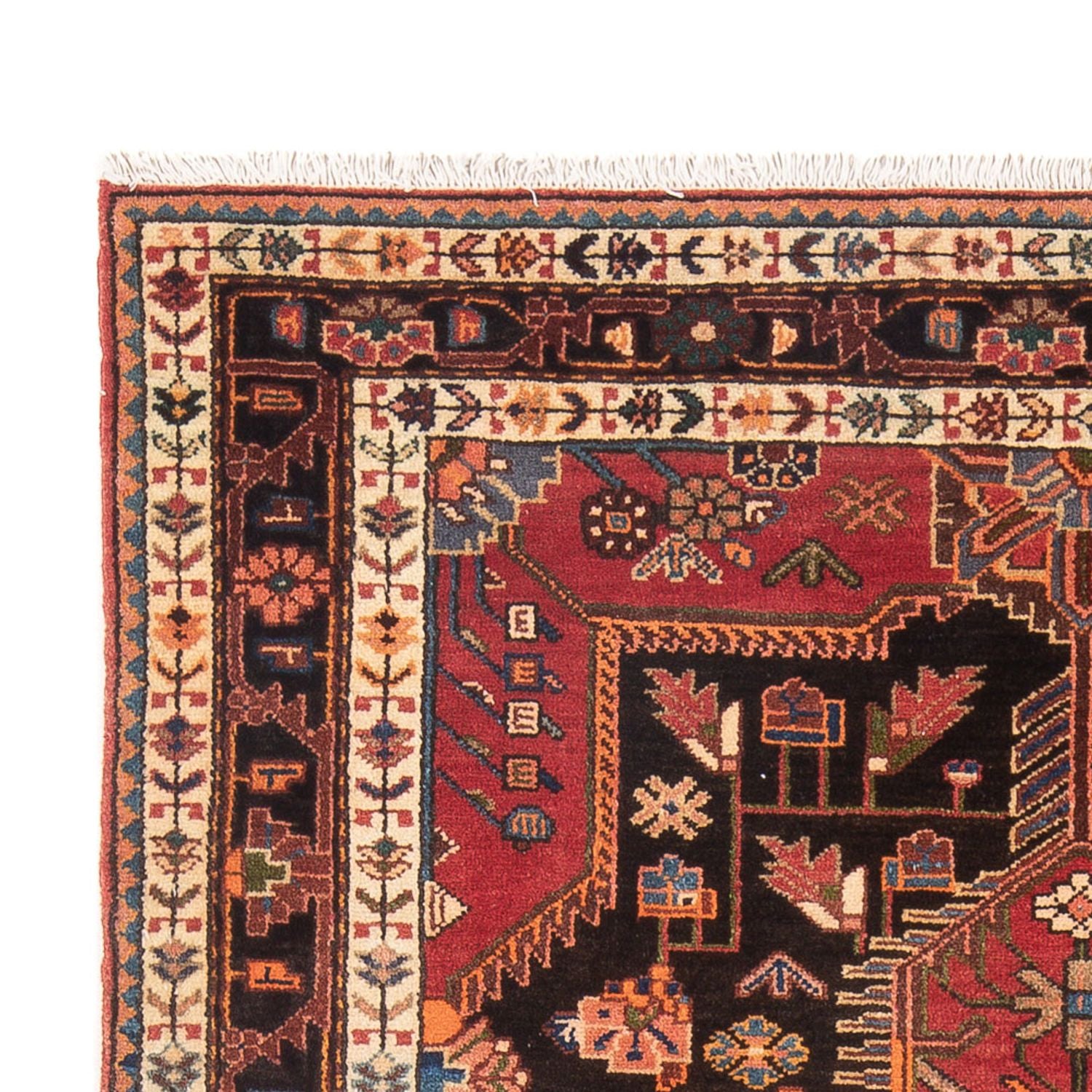 Alfombra persa - Nómada - 223 x 140 cm - rojo