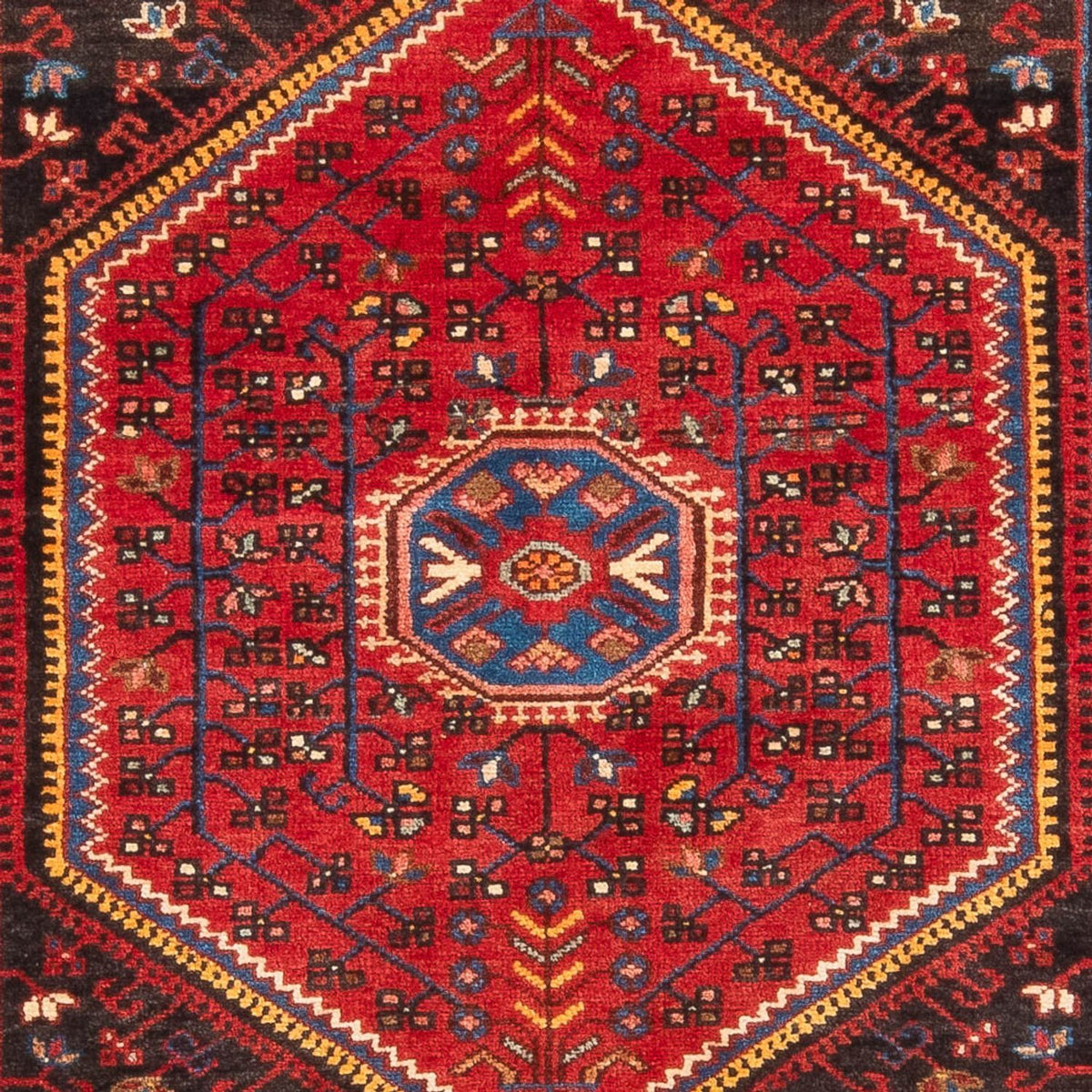 Alfombra persa - Nómada - 236 x 137 cm - azul oscuro