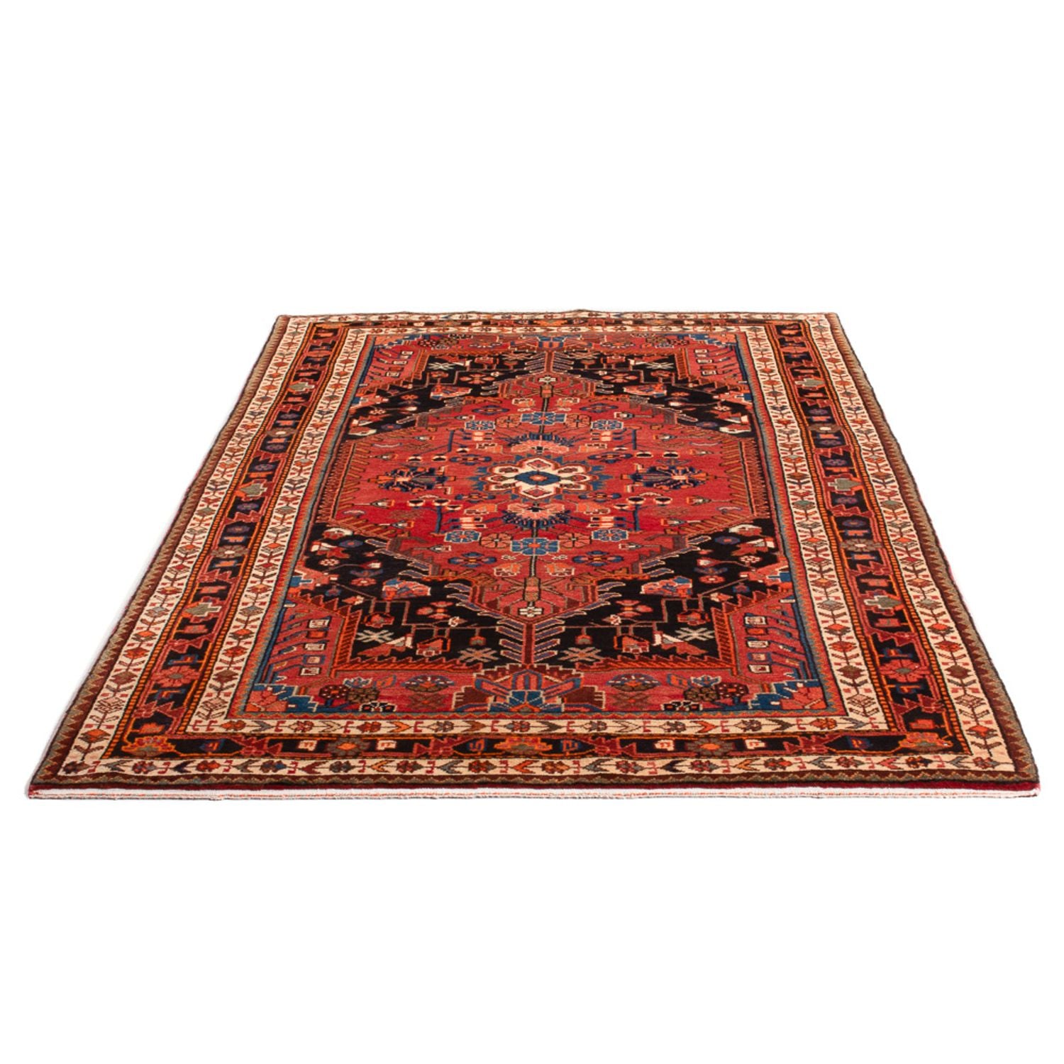 Alfombra persa - Nómada - 210 x 130 cm - rojo