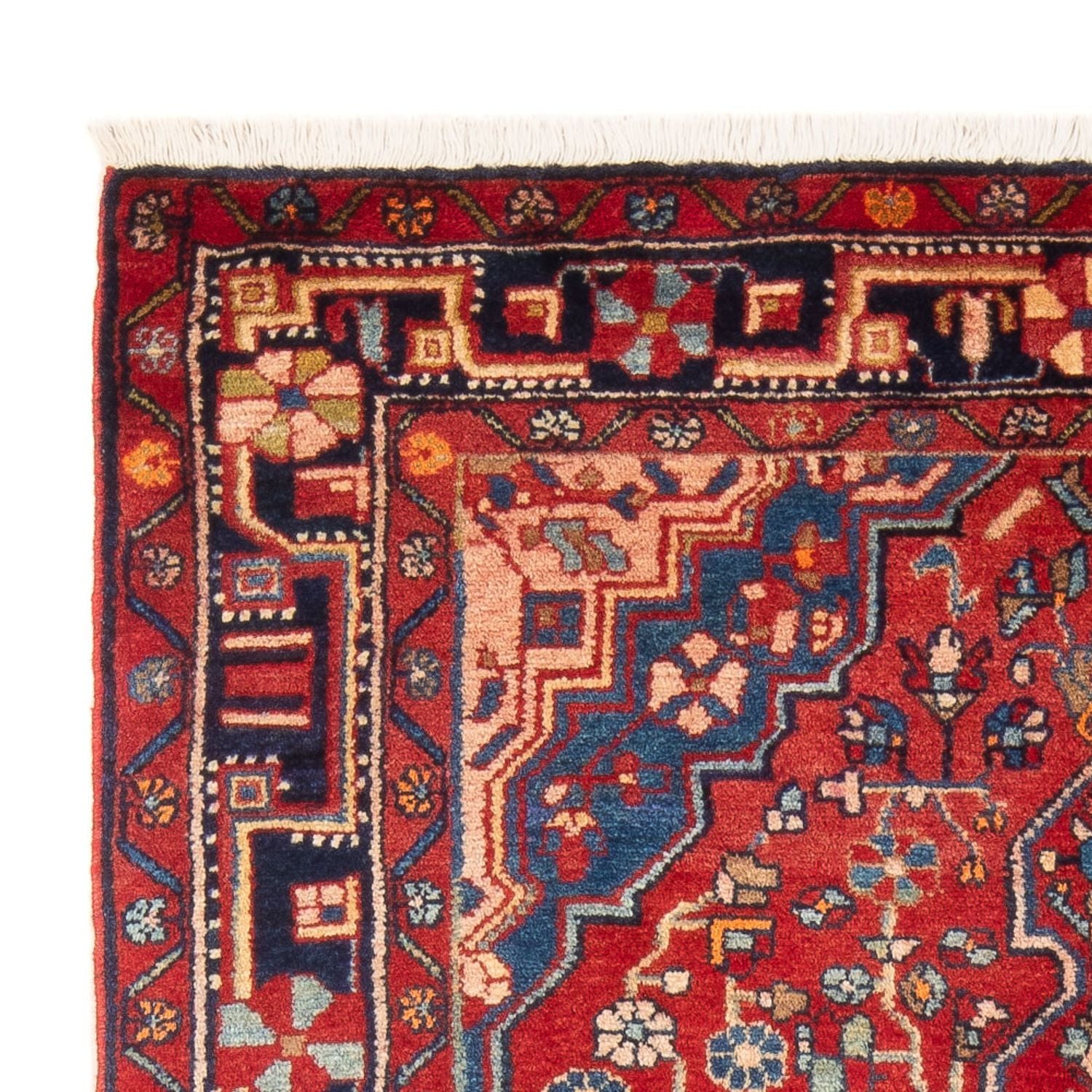 Alfombra persa - Nómada - 203 x 130 cm - rojo