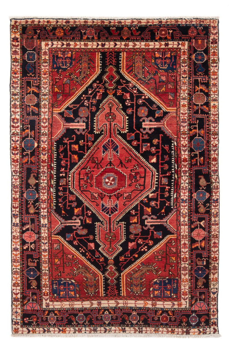 Alfombra persa - Nómada - 215 x 135 cm - azul oscuro