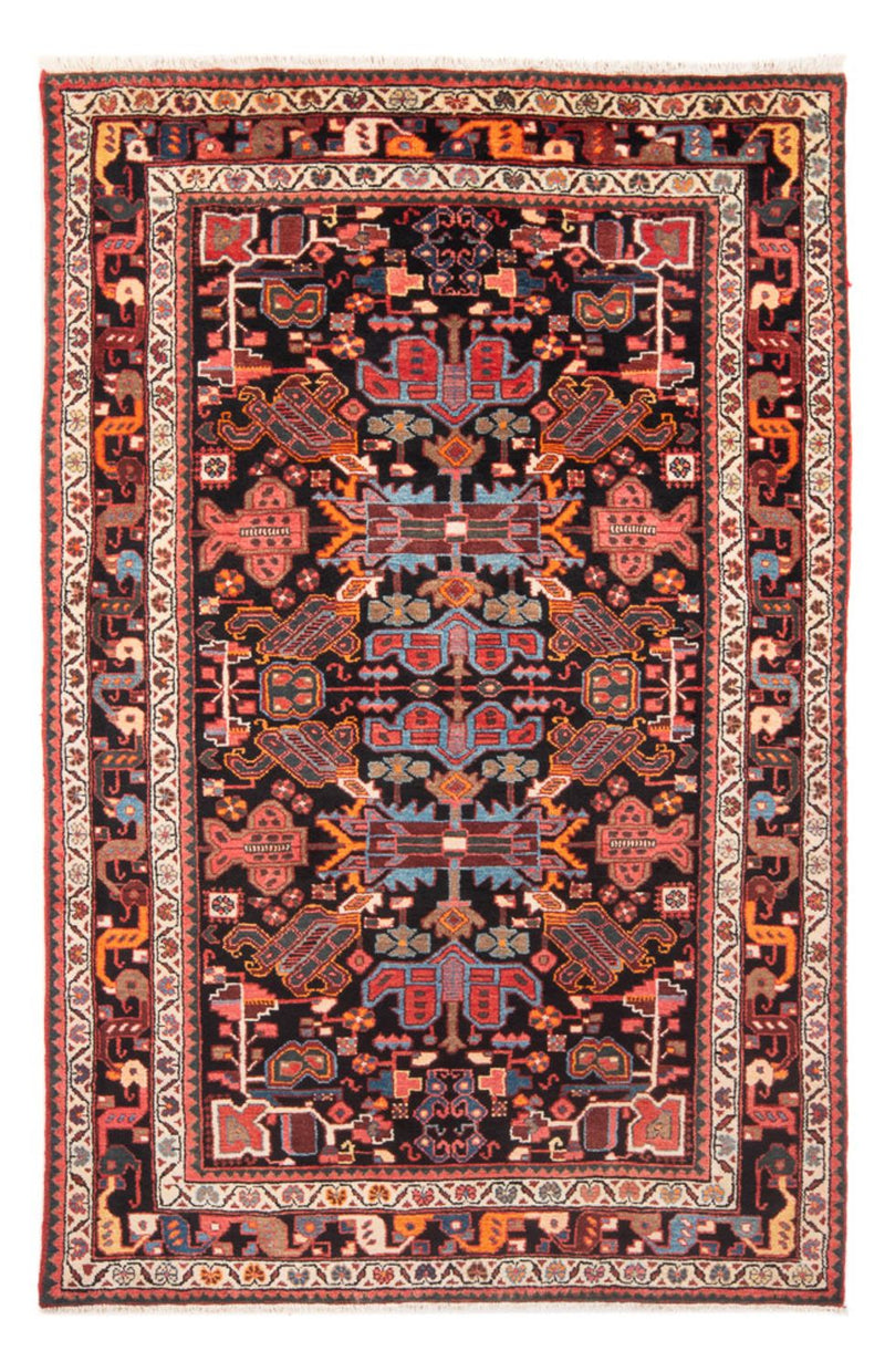 Alfombra persa - Nómada - 215 x 135 cm - azul oscuro