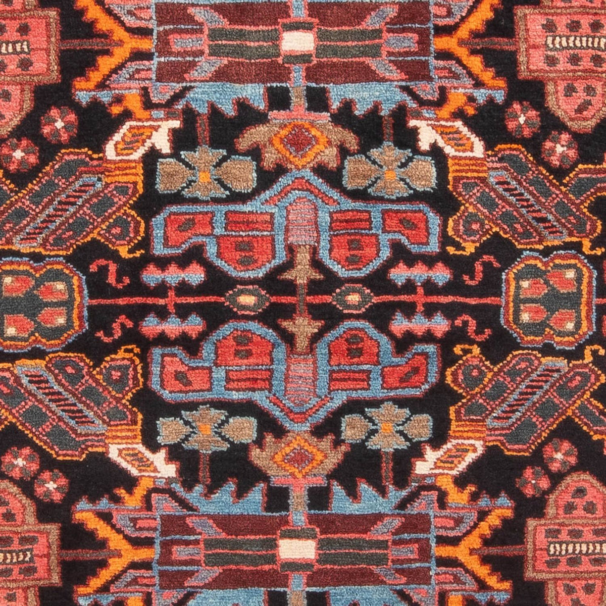 Alfombra persa - Nómada - 215 x 135 cm - azul oscuro