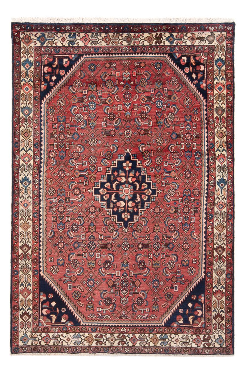Alfombra persa - Nómada - 215 x 140 cm - rojo