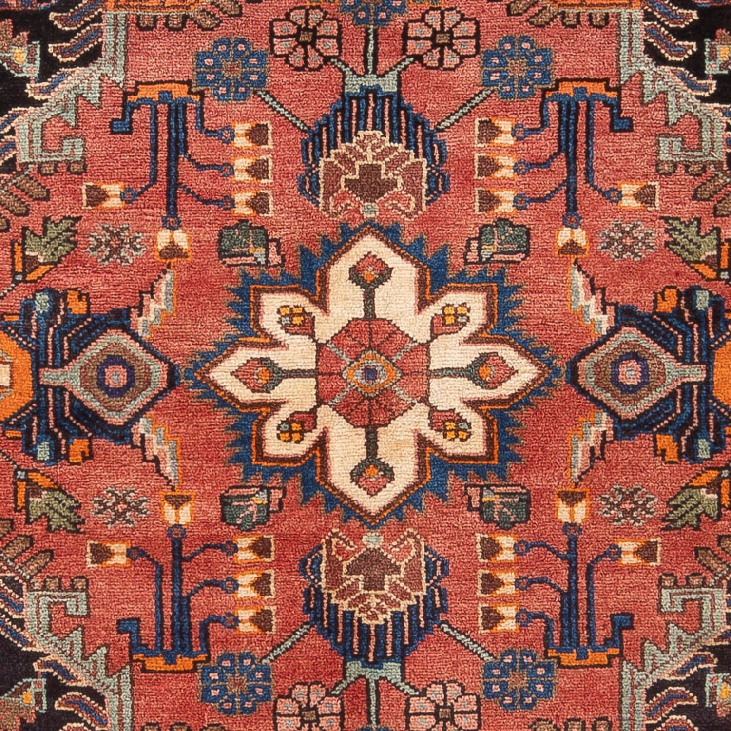 Alfombra persa - Nómada - 212 x 138 cm - rojo