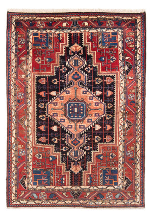 Alfombra persa - Nómada - 165 x 111 cm - azul oscuro