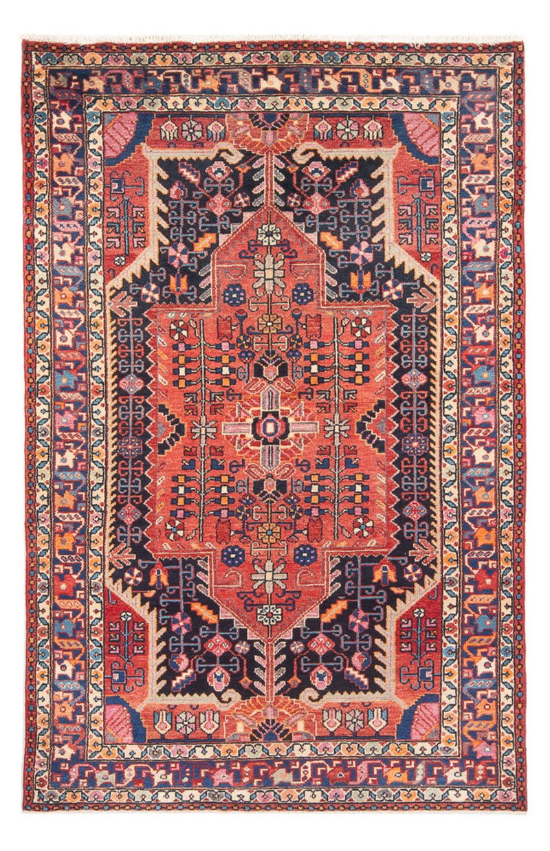 Alfombra persa - Nómada - 248 x 148 cm - rojo claro