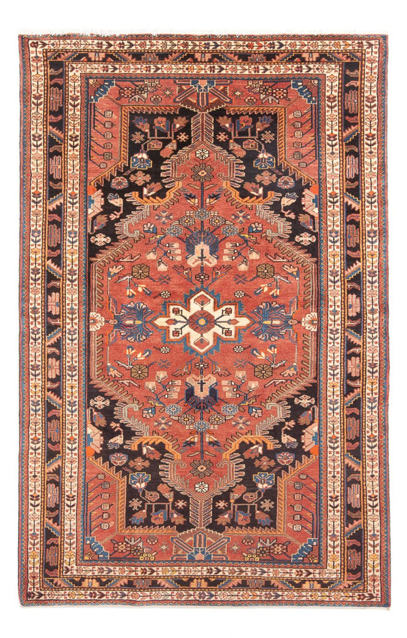 Alfombra persa - Nómada - 235 x 140 cm - rojo claro