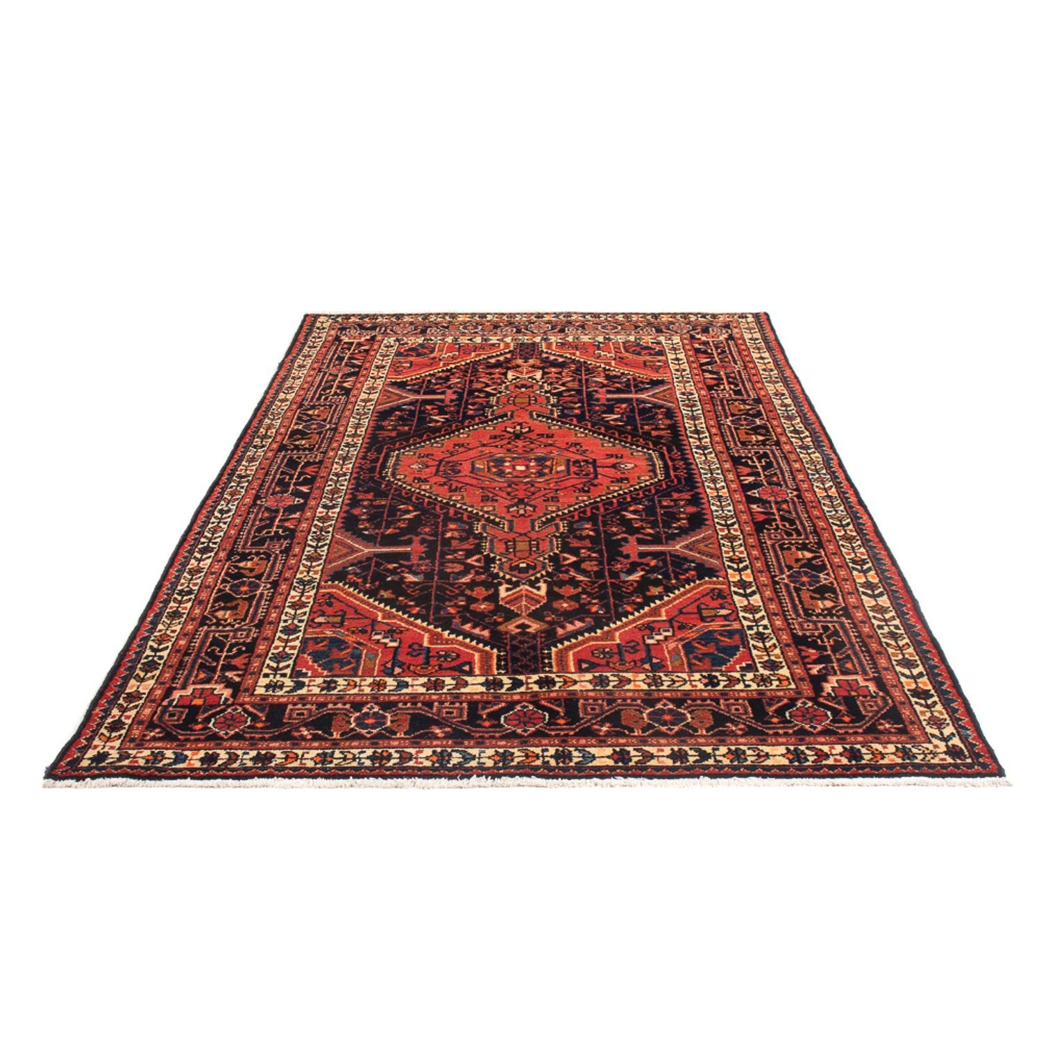 Alfombra persa - Nómada - 248 x 143 cm - rojo claro