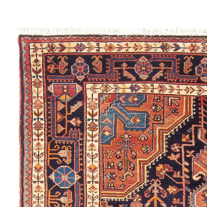 Alfombra persa - Nómada - 224 x 132 cm - rojo claro